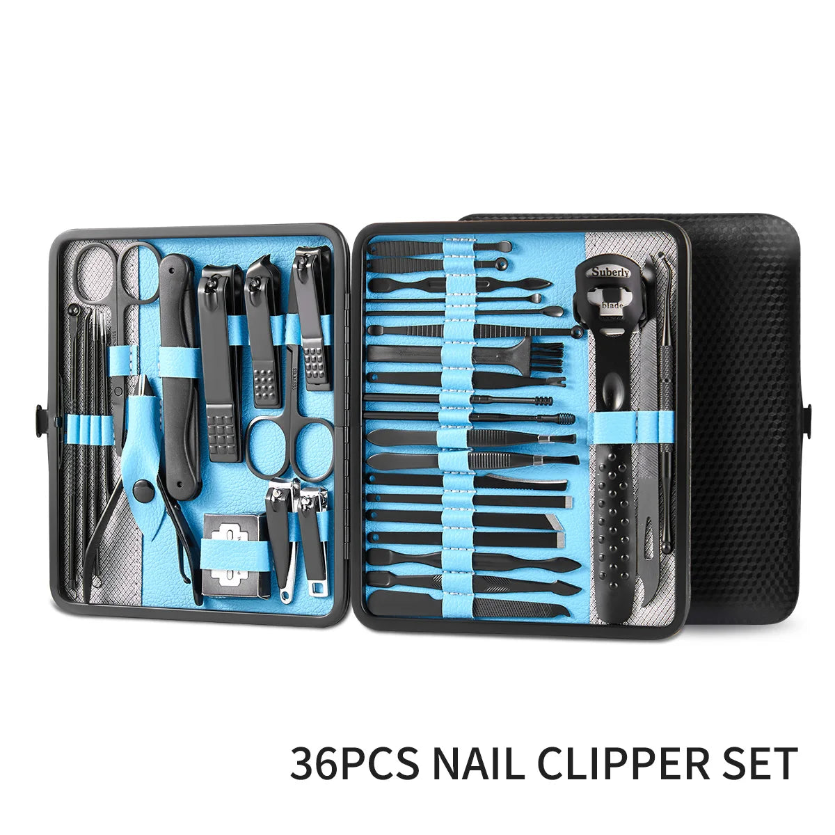 Avelena | 4/36 Stk Nageltrimmer Maniküre-Werkzeug Set - Tragbares Pflege Kit
