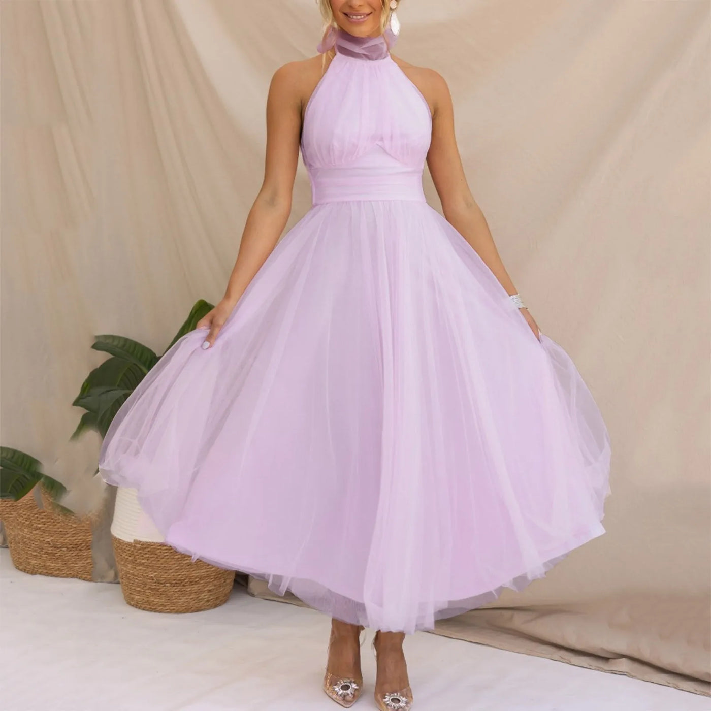 Elegantes ärmelloses Kleid Coraline – Schick und Bequem