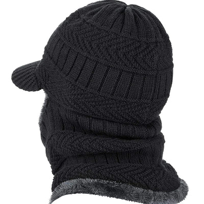Avelena | Unisex Wollschal Balaclava Maske Mütze Strickmützen Hut