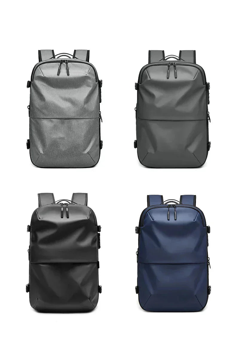 Anti-Diebstahl-Rucksack - 60L Reiserucksack mit Vakuum-Kompression