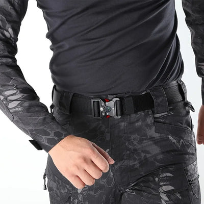 Avelena | Herren Gürtel Militär Outdoor Jagd Taktisch Multifunktional Kampf
