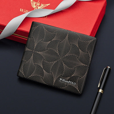 Avelena | Echtes Leder Herren Bifold Geldbörse