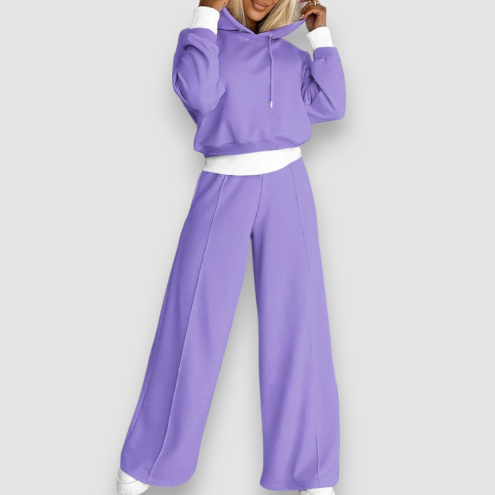 Bella | Zweiteiler mit weitem Hosenbein