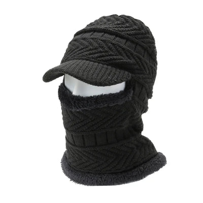 Avelena | Unisex Wollschal Balaclava Maske Mütze Strickmützen Hut
