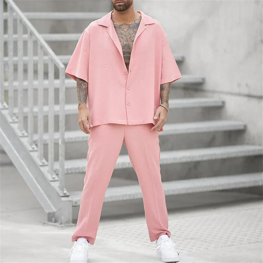 Stilvolles Sommer Set für Herren - leicht und atmungsaktiv