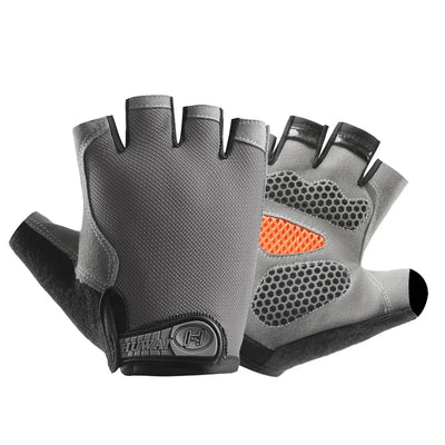 Avelena | Atmungsaktive Halb-Finger Radfahren & Fitness Handschuhe - Rutschfestes Design