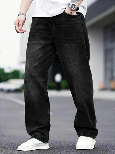 Herrenmode Baggy Jeans | Schwarz
