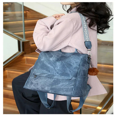 JENNY | DIEBSTAHLSICHERER LEDERRUCKSACK