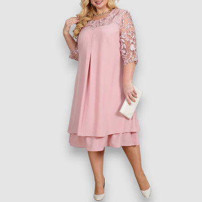 Milley | Besticktes Kleid in Übergröße