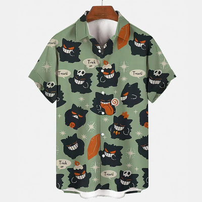 Lustiges Sommer-Set mit Gengar & Snorlax Print | 1 kaufen, 1 gratis - SchlummerSpaß