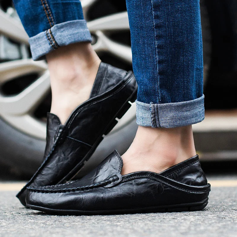 Klassische Leder-Loafer für Herren – Eleganz für jeden Tag