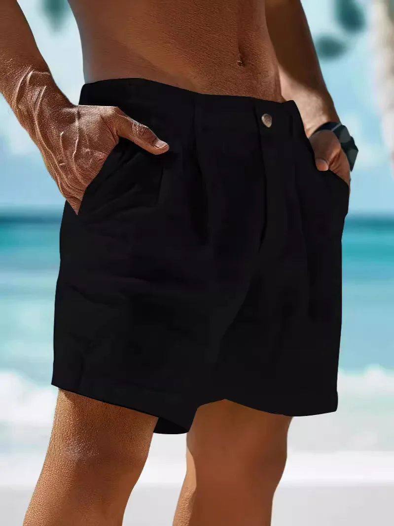 Luftige Sommer-Shorts aus Leinen für Herren – Jonas