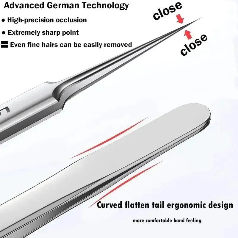 Avelena | 11Pcs Einwachs Haarpinzetten & Unreinheitenentfernungsnadel – Porenreinigungsakne & Schwarze Punkte Reiniger Tiefe Reinigende Hautpflege Werkzeuge