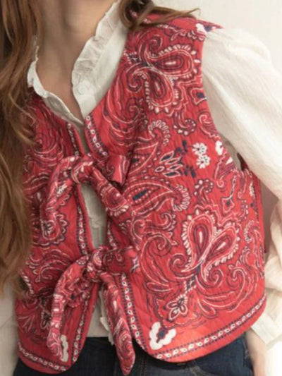 Y2K Bandana Wickel-Top Trendiges Cropped Streetwear-Oberteil - Liora