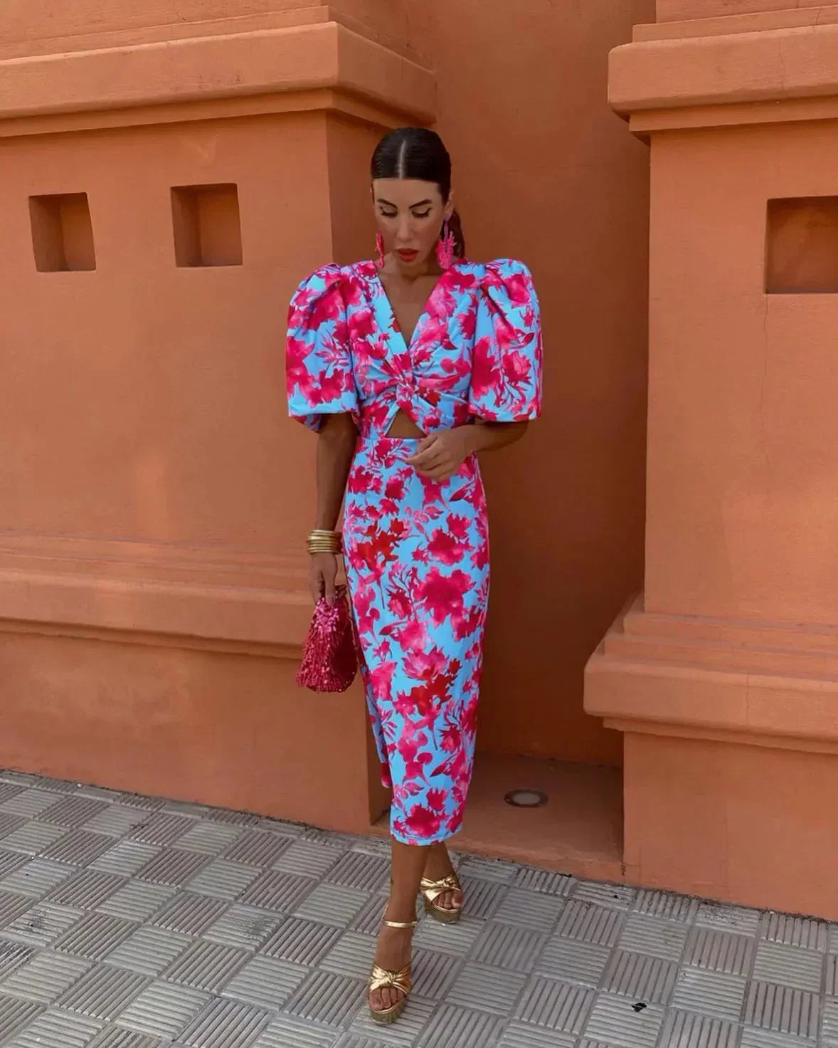 Simona | Modischer Midikleid