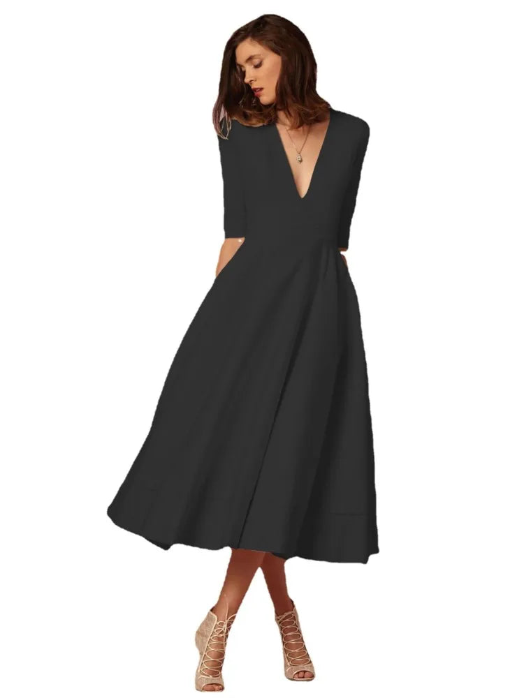 Elegantes Abendkleid Für Damen | Midi