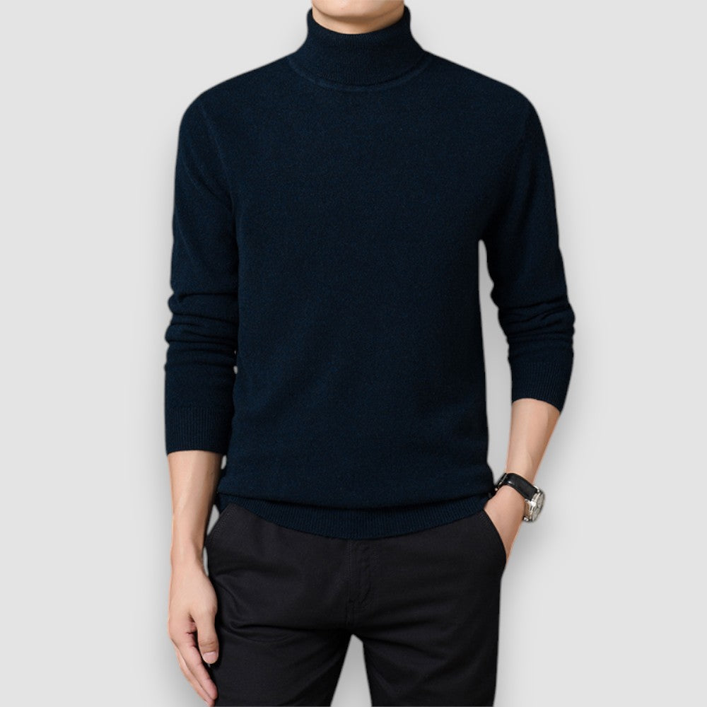 Lumier | High Collar Sweater