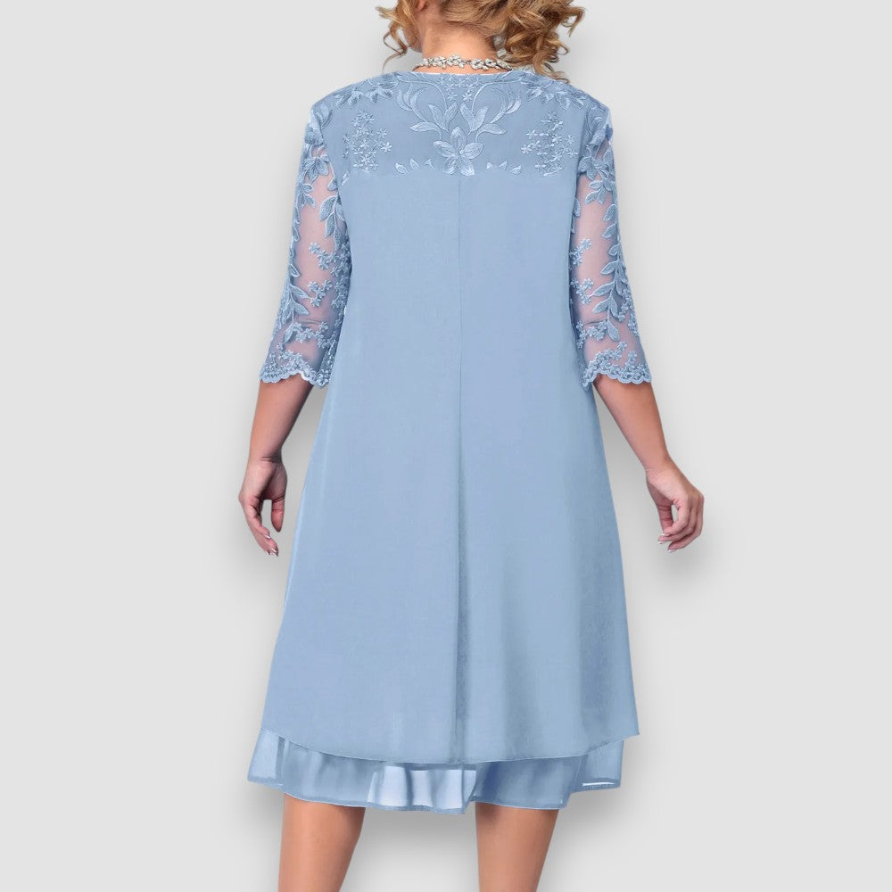 Milley | Besticktes Kleid in Übergröße