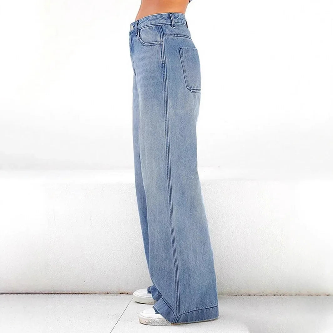 Damen Baggy Jeans | Hohe Taille
