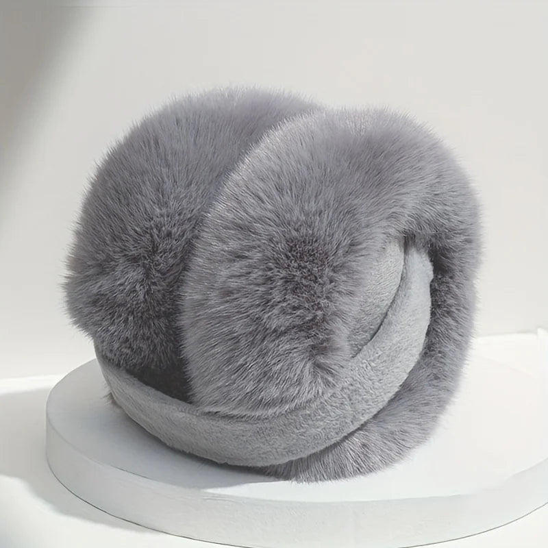 Avelena | Unisex Weiche Plüsch Winter Ohrwärmer - Modetrend C