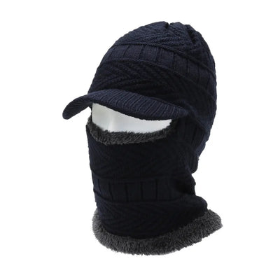 Avelena | Unisex Wollschal Balaclava Maske Mütze Strickmützen Hut