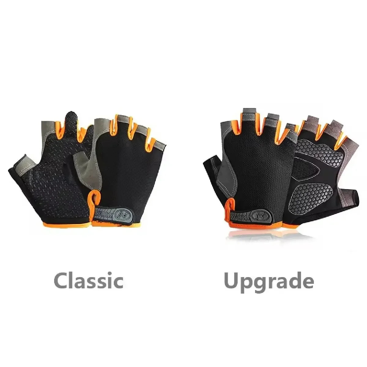 Avelena | Atmungsaktive Halb-Finger Radfahren & Fitness Handschuhe - Rutschfestes Design