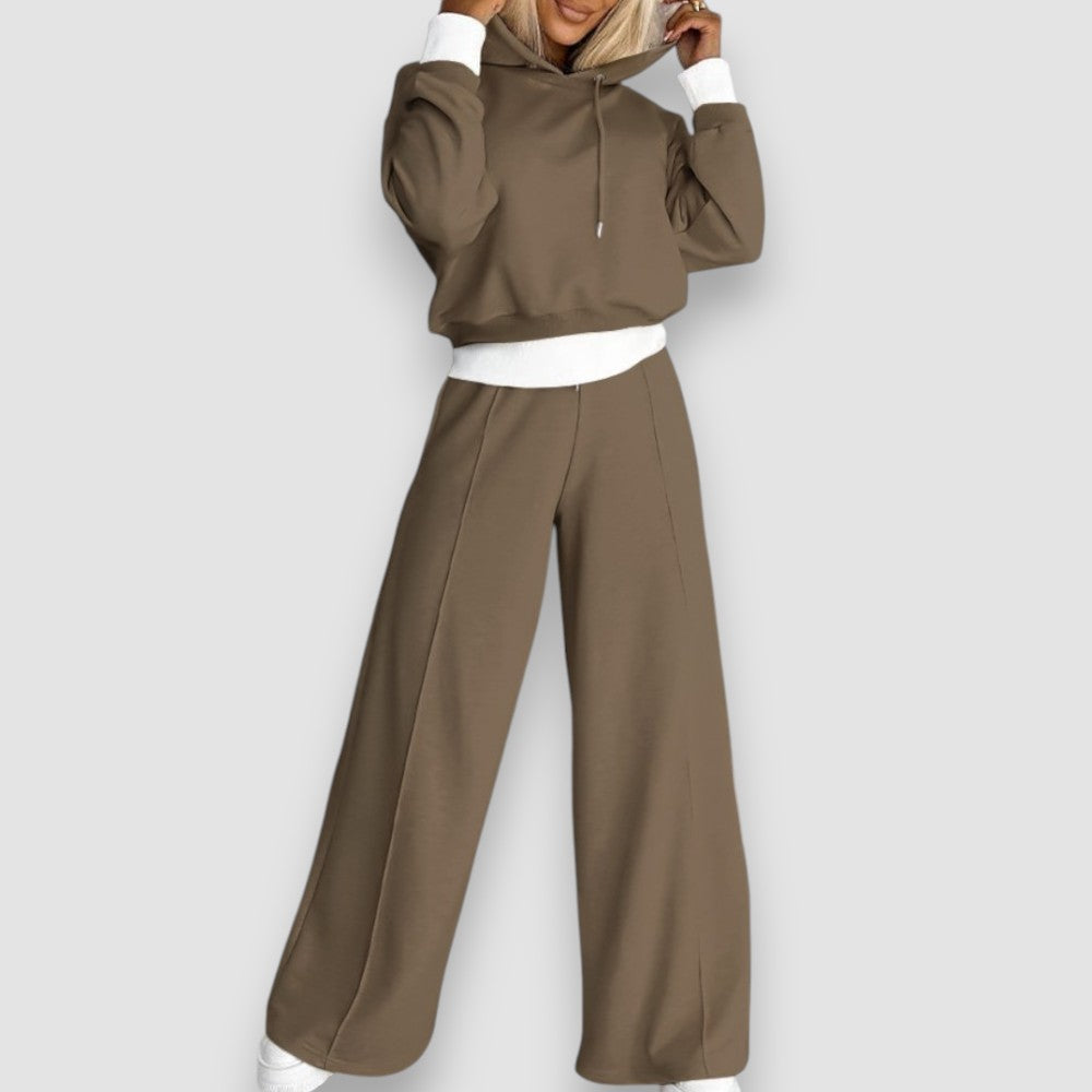 Bella | Zweiteiler mit weitem Hosenbein