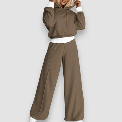 Bella | Zweiteiler mit weitem Hosenbein