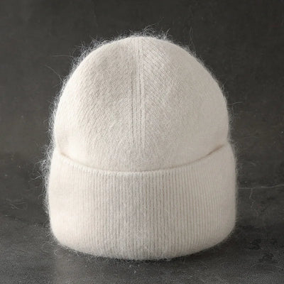 Avelena | Frauen Kaschmir Wintermütze – Weich Fuzzy