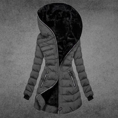 Stilvolle warme Winterjacke für Damen