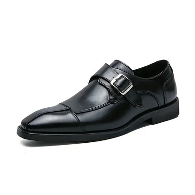 Elegante Herren Monk Strap Schnallenschuhe