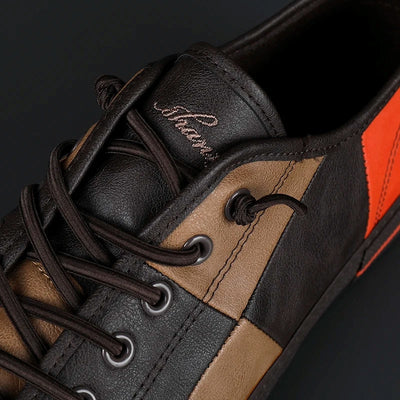 Elegante Herren Leder Sneakers