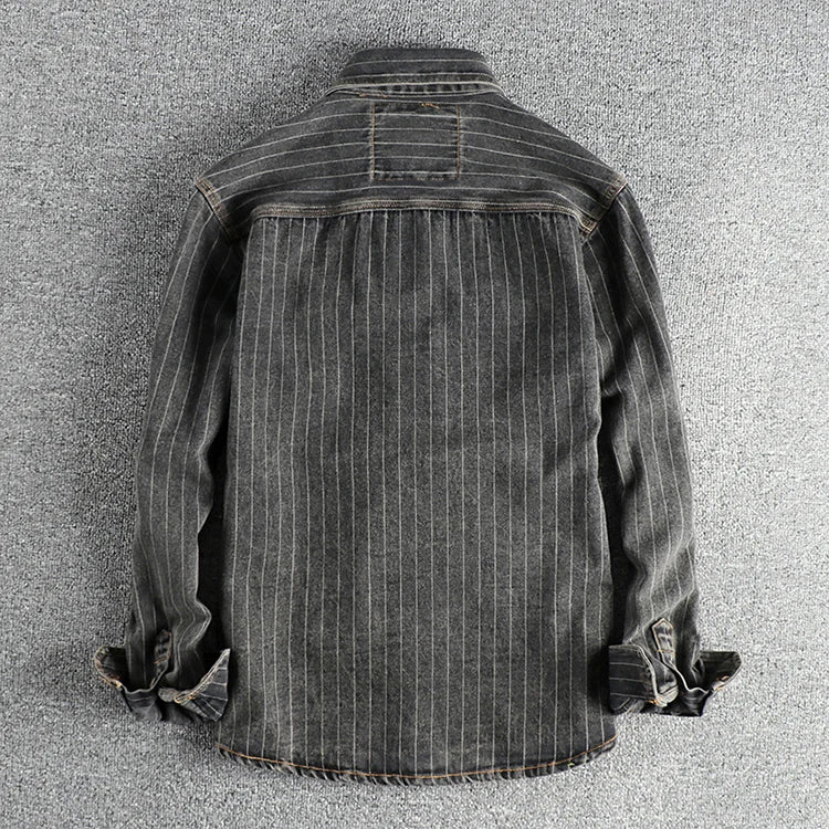 Anthrazit Herren Freizeithemd