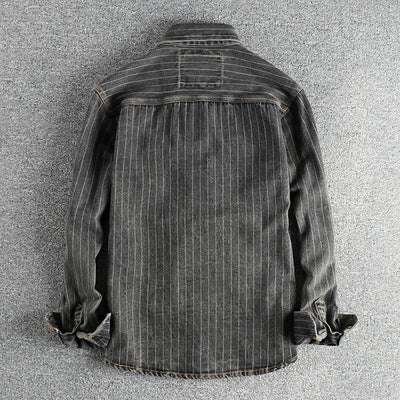 Anthrazit Herren Freizeithemd