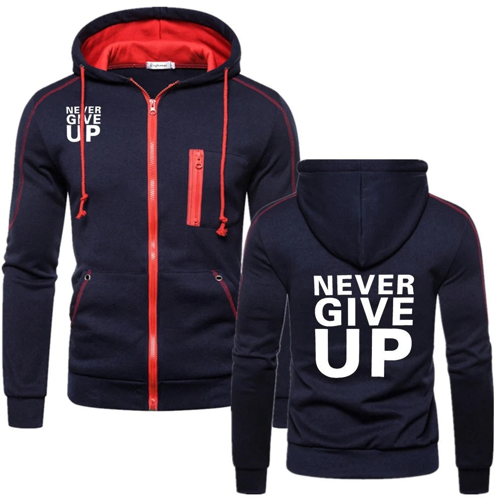 Sportlicher Herren Zip-Hoodie