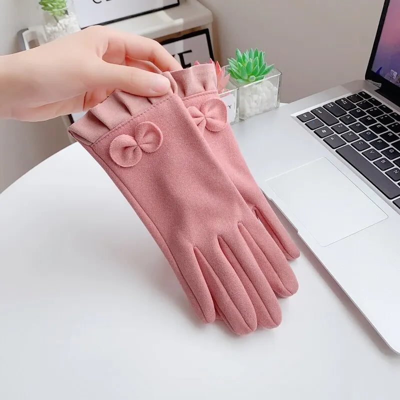 Avelena | Frauen Winter Touchscreen Winddichte Handschuhe - Kältebeständige Radfahren & Sportausrüstung