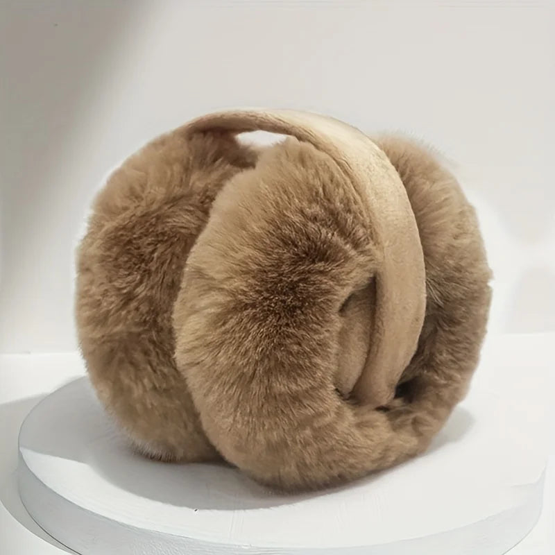 Avelena | Unisex Weiche Plüsch Winter Ohrwärmer - Modetrend C
