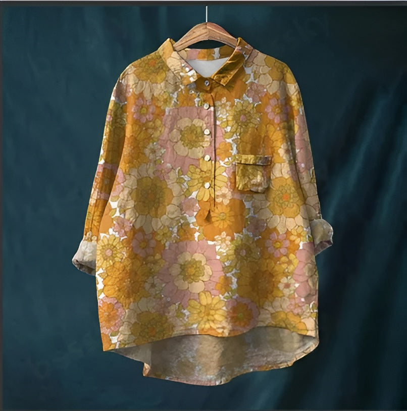 Gunda™ - Elegante Blumenblusen für einen zeitlosen Look