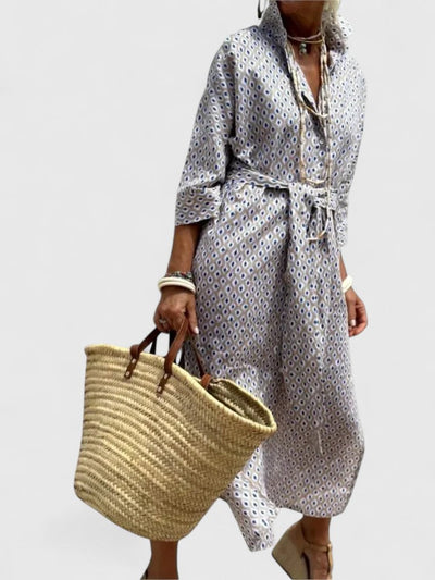 Amarise | Gestreiftes Blusenkleid