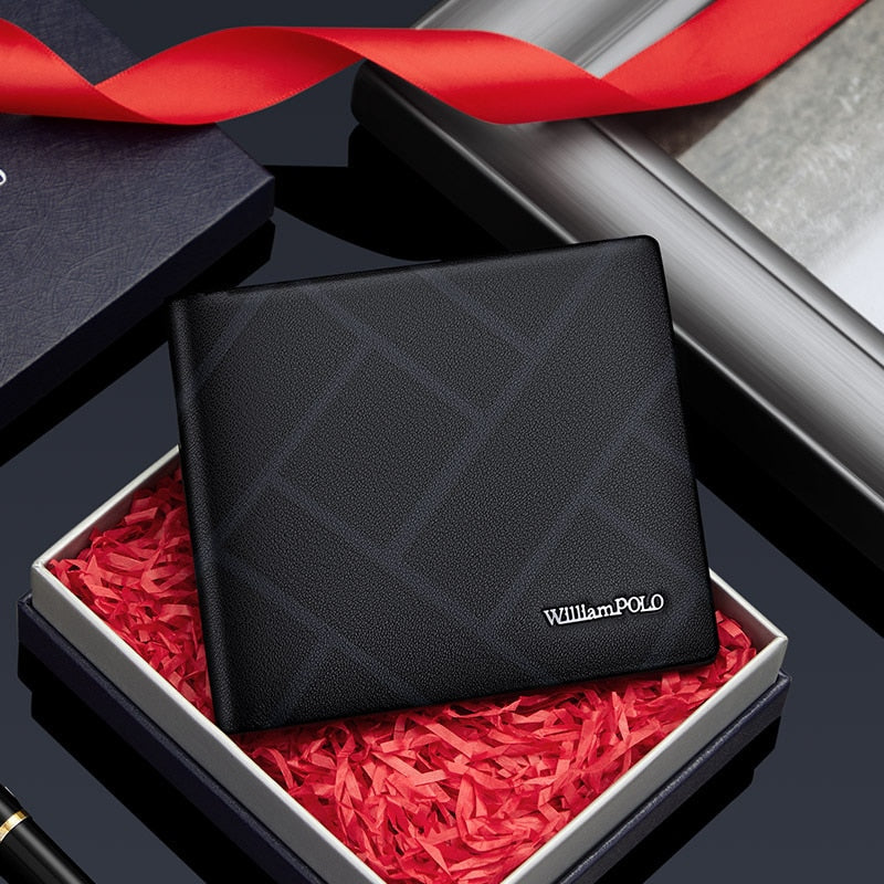 Avelena | Echtes Leder Herren Bifold Geldbörse