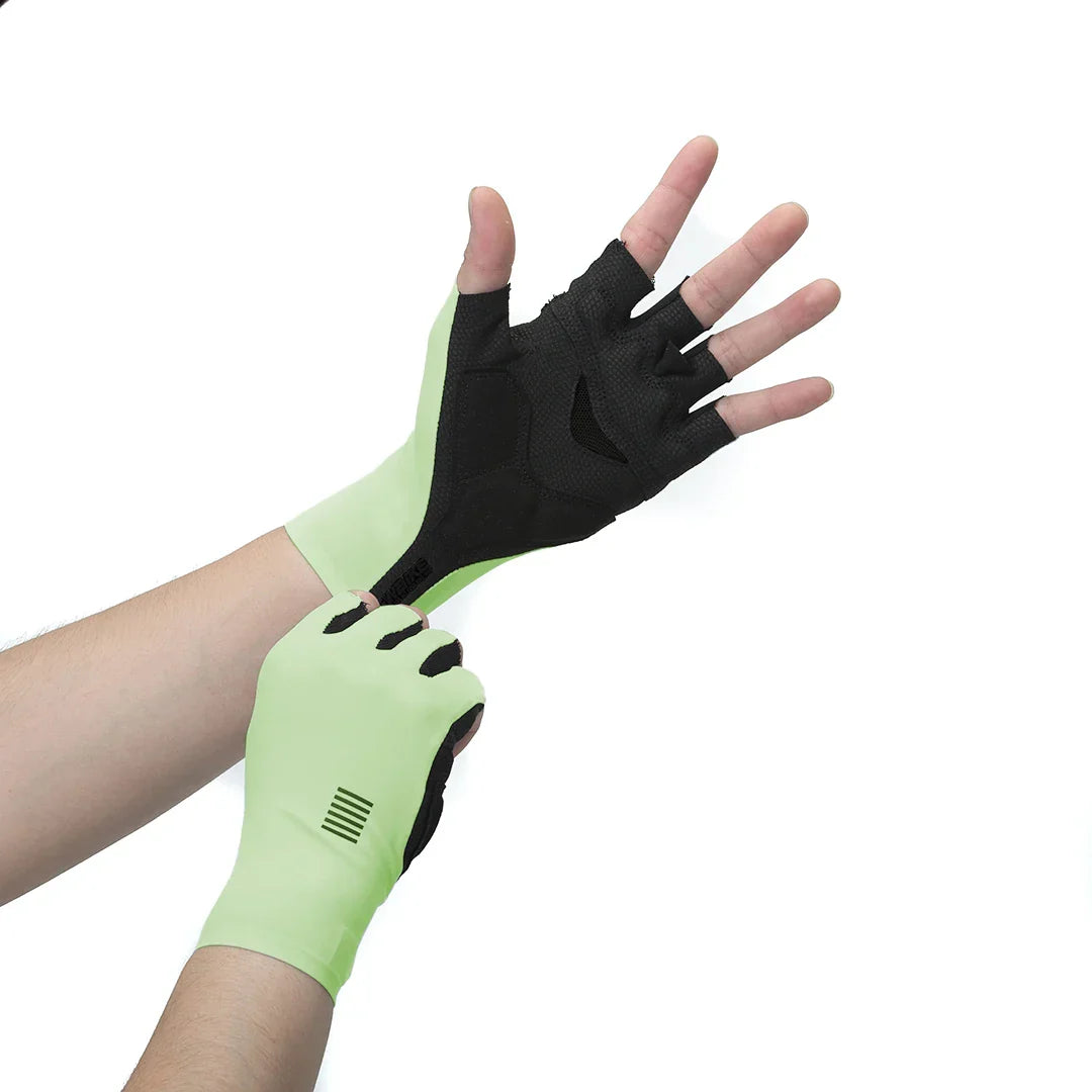 Avelena | Unisex Halb-Finger Mtb Fahrrad Atmungsaktive Handschuhe