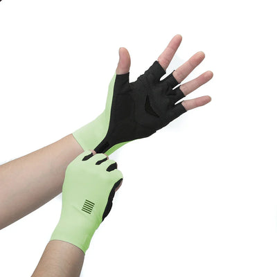 Avelena | Unisex Halb-Finger Mtb Fahrrad Atmungsaktive Handschuhe