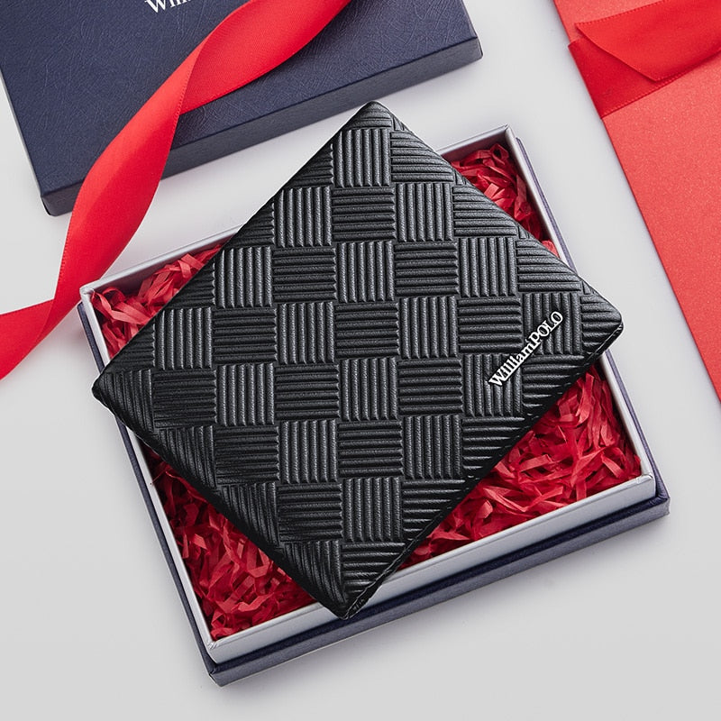 Avelena | Echtes Leder Herren Bifold Geldbörse