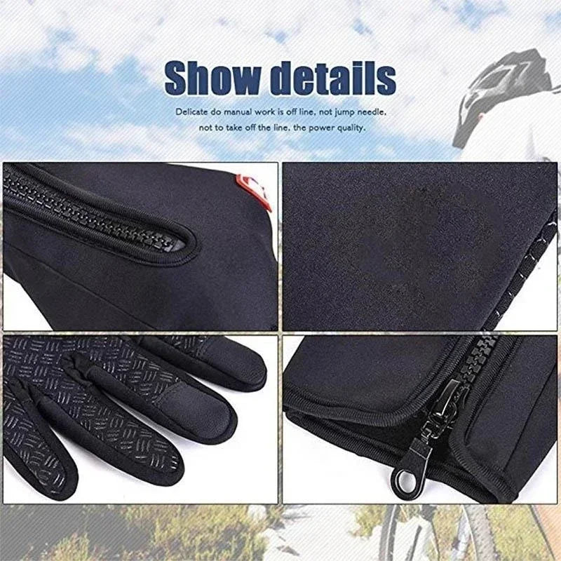 Avelena | Unisex Touchscreen Fleece Winter Skihandschuhe – Warm & Haltbar