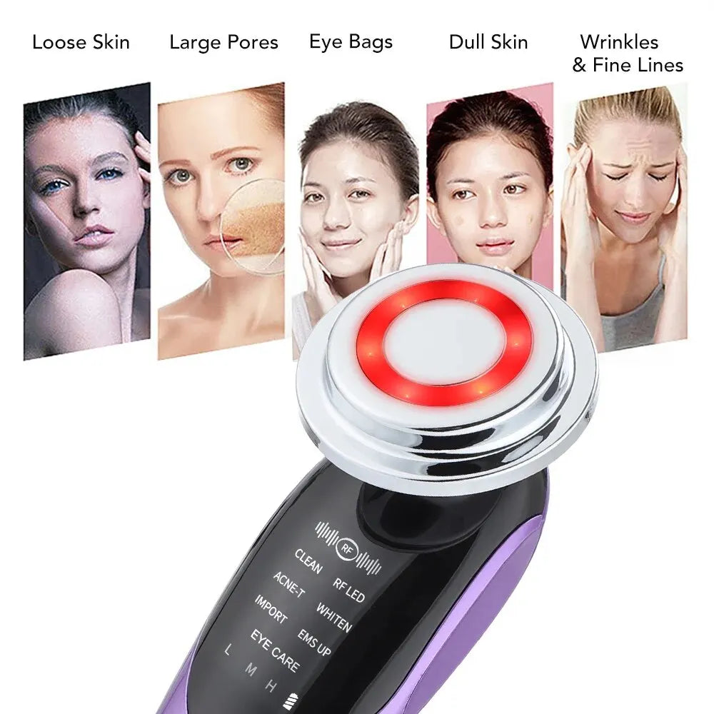 Avelena | 7-In-1 Ems Rf Gesichts-Massagegerät