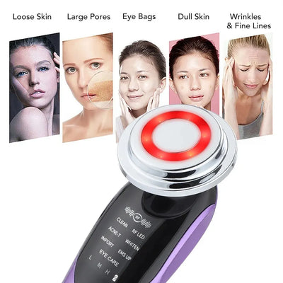 Avelena | 7-In-1 Ems Rf Gesichts-Massagegerät