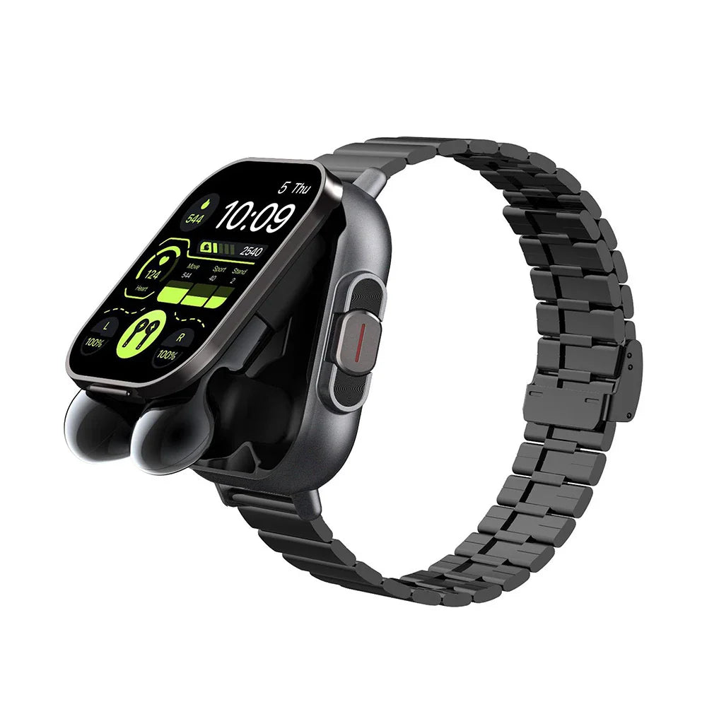 D8 TWS 2-in-1 Smartwatch mit Bluetooth Headset und Gesundheitsüberwachung für Männer und Frauen