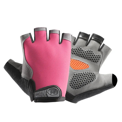 Avelena | Atmungsaktive Halb-Finger Radfahren & Fitness Handschuhe - Rutschfestes Design
