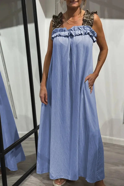 Ismara | Ruffled Strap Maxi Dress