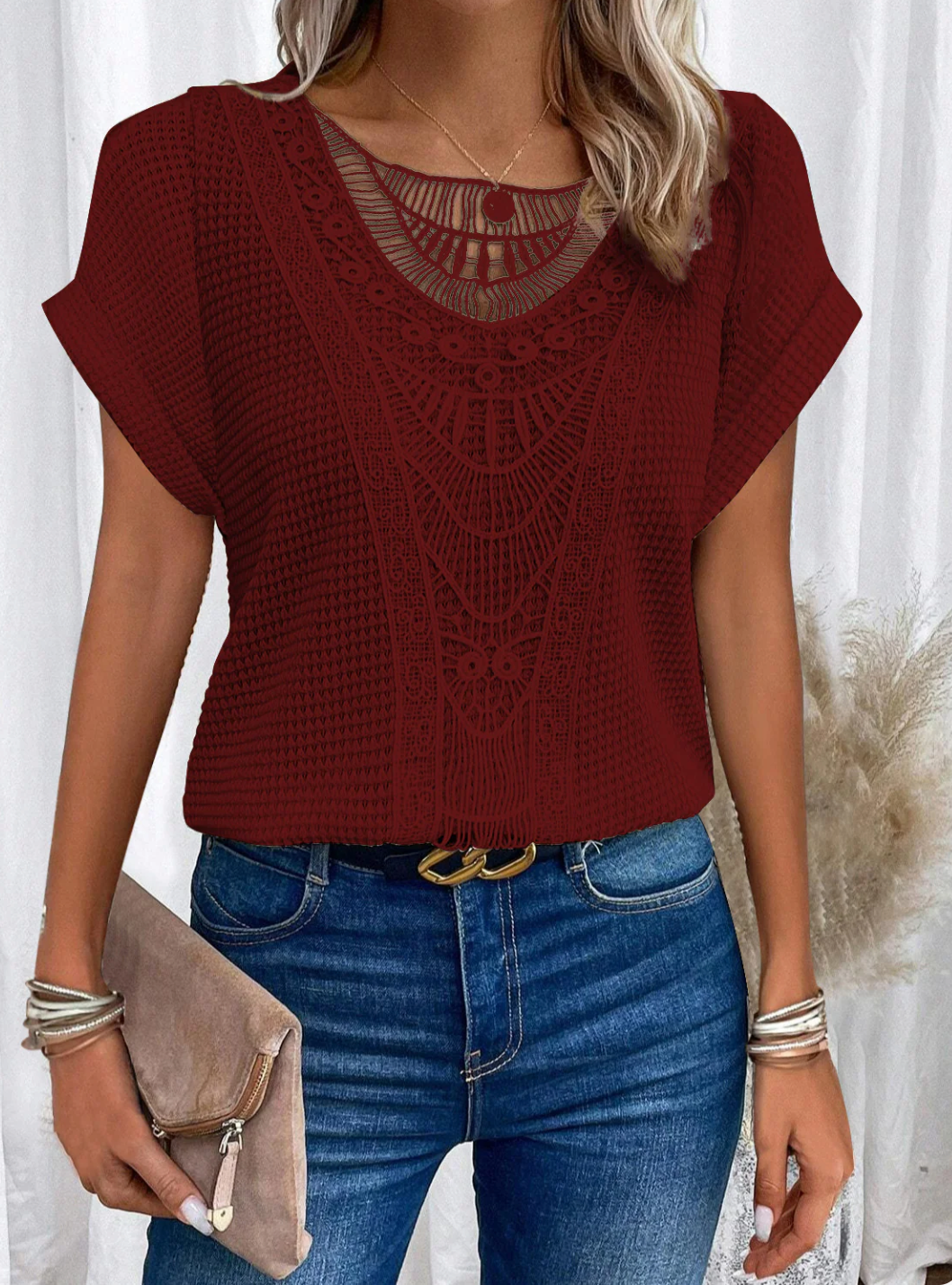 Karin™ - Elegante Bluse im Ibiza-Stil